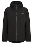 Kurtki męskie - Ziener TAFAR męska kurtka narciarska/snowboardowa | oddychająca, wodoszczelna, czarna, rozmiar 46 - miniaturka - grafika 1