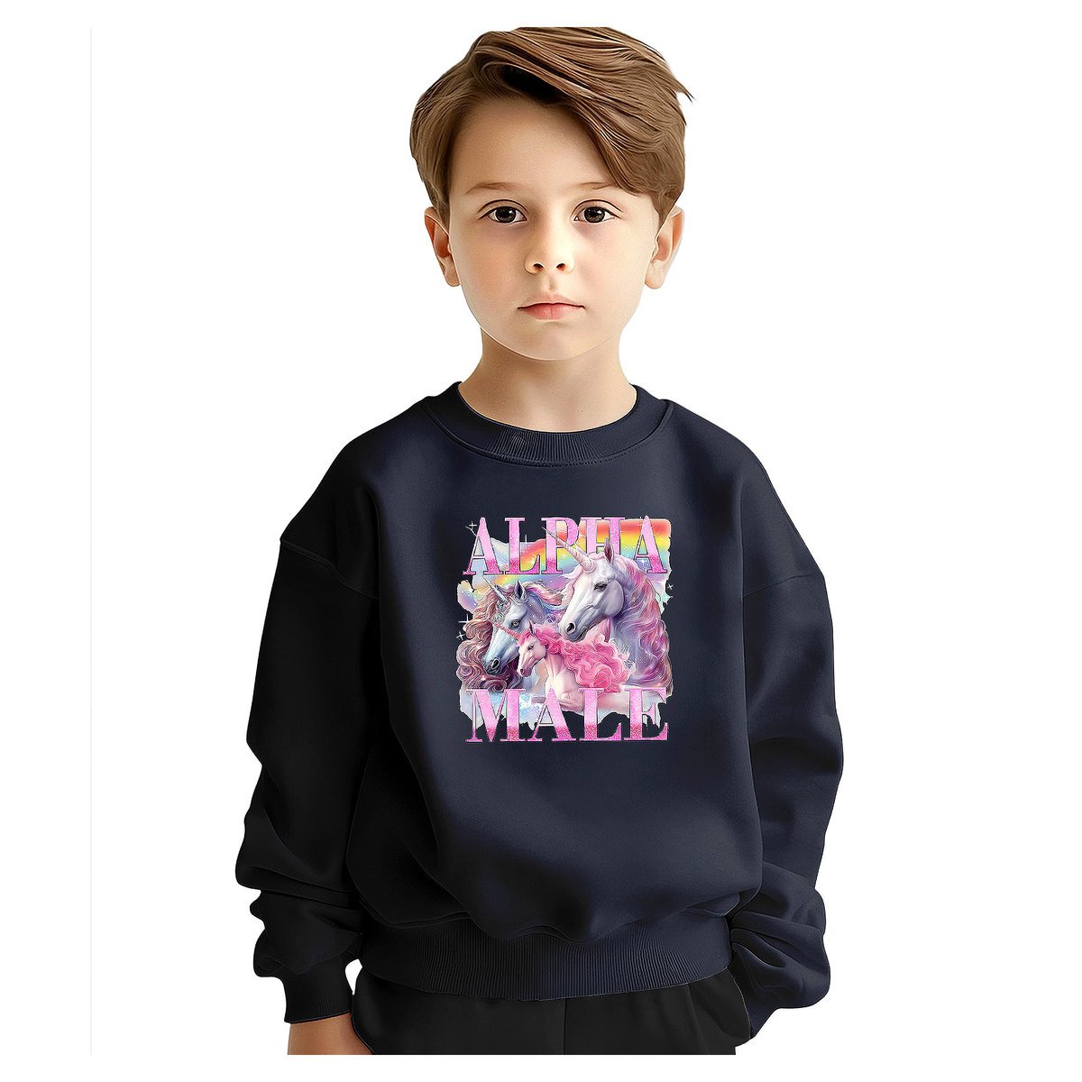 BLUZA DZIECIĘCA ALPHA MALE JEDNOROŻEC 146-152 DLA CHŁOPCA DZIEWCZYNKI