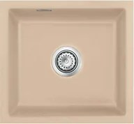 Zlewozmywaki - Zlewozmywak ceramiczny SYSTEMCERAM Mera 42 U Sand Korek manualny 5301 01 - miniaturka - grafika 1