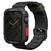 Akcesoria do smartwatchy - Pasek wymienny Skinarma Shokku na Apple Watch 45/44/42 mm (SK-SHOKKU-BLK45) Czarny - miniaturka - grafika 1