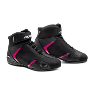 Buty motocyklowe - Buty Motocyklowe Ixon Gambler WP Damskie Czarny/Fuksjowy39 - miniaturka - grafika 1