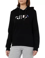 Bluzy damskie - FILA Bornheim damska bluza z kapturem, czarny, XL - miniaturka - grafika 1