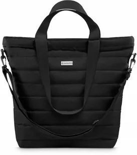 Zagatto, Torebka damska na ramie torba pikowana, pojemna shopperka damska czarna - Torebki damskie - miniaturka - grafika 1