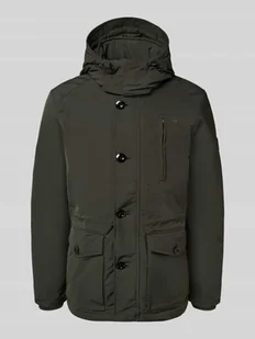Parka z kapturem model ‘Vodan’ - Kurtki męskie - miniaturka - grafika 1