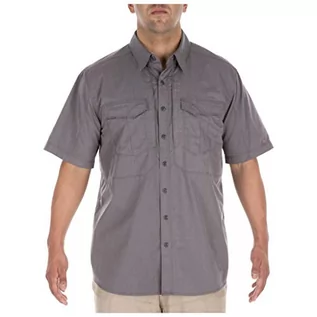 Koszule męskie - 5.11 Taktyczna męska koszula Stryke z krótkim rękawem profesjonalna zapinana na guziki, elastyczna tkanina taktyczna, styl 71354 - grafika 1