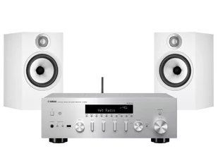 Yamaha R-N602 srebrny + 606 S2 biały - Zestawy stereo - miniaturka - grafika 1