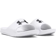 Klapki i japonki damskie - Klapki UNDER ARMOUR UA CORE PTH SL 3021286-100 – Biały - miniaturka - grafika 1