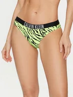 Stroje kąpielowe - Calvin Klein Swimwear Dół od bikini KW0KW02337 Zielony - miniaturka - grafika 1
