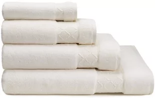 Le Jacquard Fran ais Ręcznik bawełniany Caresse Kremowy - Ręczniki - miniaturka - grafika 1