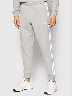 Adidas Spodnie dresowe Classics GN3530 Szary Fitted Fit - Spodnie męskie - miniaturka - grafika 1
