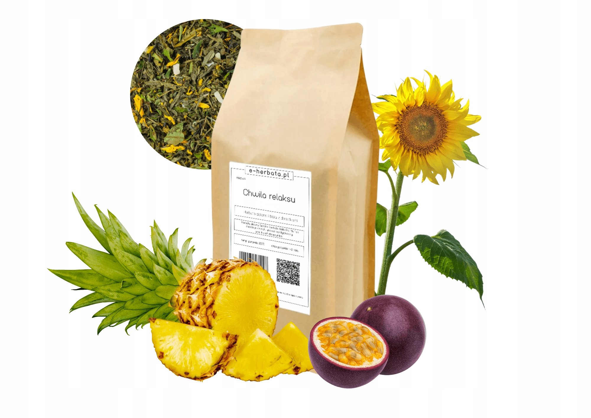 Herbata zielona i biała mieszanka Chwila relaksu