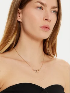 Tory Burch Bransoletka Interlocking Wishbone Bracelet 163709 Złoty - Bransoletki - miniaturka - grafika 1