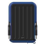Czytniki kart pamięci - Silicon Power Dysk zewnętrzny Armor A66 2TB 2,5" USB 3.2 IPX4 Blue 2_419572 - miniaturka - grafika 1