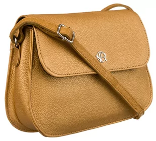 Torebka damska ze skóry naturalnej torebka na ramię listonoszka crossbody Rovicky, złoty - Torebki damskie - miniaturka - grafika 1