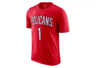 Nike Nba New Orleans Pelicans Zion Williamson Statement Edition Tee University Red - Koszulki męskie - miniaturka - grafika 1