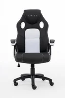 Fotele gamingowe - Raptor Gaming RG-GS-40 Fotel gamingowy Obite siedzisko Czarny, Biały - miniaturka - grafika 1
