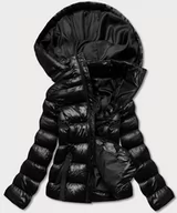 Kurtki damskie - SPORTOWA KURTKA DAMSKA ZIMOWA CZARNA (5M782-392) - J.STYLE - miniaturka - grafika 1