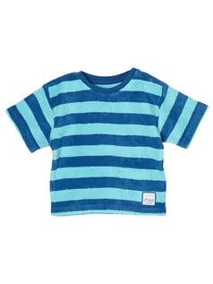 Kaftaniki dla niemowląt - s.Oliver Koszulka w kolorze niebieskim - grafika 1