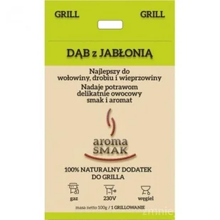 AROMA SMAK Granulat Dąb z Jabłonią_AROMA SMAK - Akcesoria do grilla - miniaturka - grafika 1