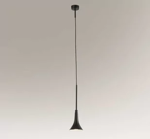 Kanzaki LED lampa wisząca 1-punktowa czarna 7940 - Lampy sufitowe - miniaturka - grafika 1