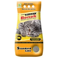 Żwirek dla kotów - SUPER BENEK Żwirek Naturalny (żółty) 10L dla kota - miniaturka - grafika 1