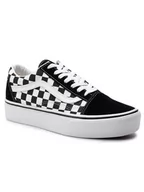 Trampki damskie - Vans Trampki damskie biały UA - 36 VN0A3B3UHRK1_(CHECKERBOARD) BLK/TR WHT-36 - miniaturka - grafika 1