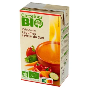 Carrefour Bio Ekologiczna zupa krem wielowarzywna 1 l - Zupy w płynie - miniaturka - grafika 1