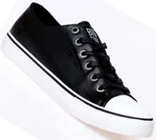 Trampki męskie - Trampki BIG STAR CZARNE ekoskóra EE174072 r41 - miniaturka - grafika 1