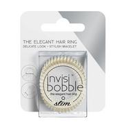 Ozdoby do włosów - Invisibobble Slim gumki do włosów Stay Gold 3szt - miniaturka - grafika 1
