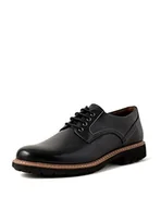 Moda i Uroda OUTLET - Clarks Mężczyźni Batcombe Hall Derbys, Czarny Black Leather, 43 EU - miniaturka - grafika 1