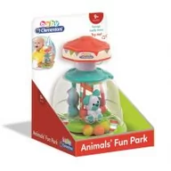 Zabawki interaktywne dla dzieci - Clementoni Kolorowy bączek zwierzątka - miniaturka - grafika 1