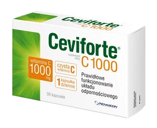 NOVASCON Ceviforte C 1000 x 30 kaps - Przeziębienie i grypa - miniaturka - grafika 1