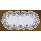 Obrusy i serwetki - Bieżnik żakardowy owalny 120 x 60 cm - miniaturka - grafika 1