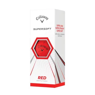 Matowe piłki golfowe CALLAWAY SUPERSOFT (czerwone) - Golf - miniaturka - grafika 3