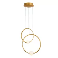 Lampy sufitowe - Italux Lozanna lampa wisząca 2-punktowa złota PND-20112035-2B-GD PND-20112035-2B-GD - miniaturka - grafika 1