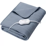 Poduszki, koce i materace lecznicze - Koc elektryczny Biały 190x80cm Podgrzewany - miniaturka - grafika 1