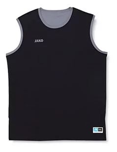 JAKO Change 2.0 męski sweter dwustronny, czarny/szary kamień, XL - Koszulki sportowe męskie - miniaturka - grafika 1