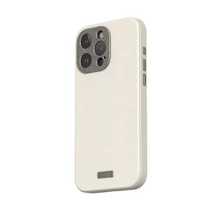 Moshi Napa MagSafe - Skórzane etui iPhone 15 Pro (Eggnog White) - Pozostałe akcesoria do telefonów - miniaturka - grafika 2