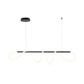 Lampy sufitowe - Lampa wisząca LED 45W BALBO 20006PM-BK Zuma Line - miniaturka - grafika 1