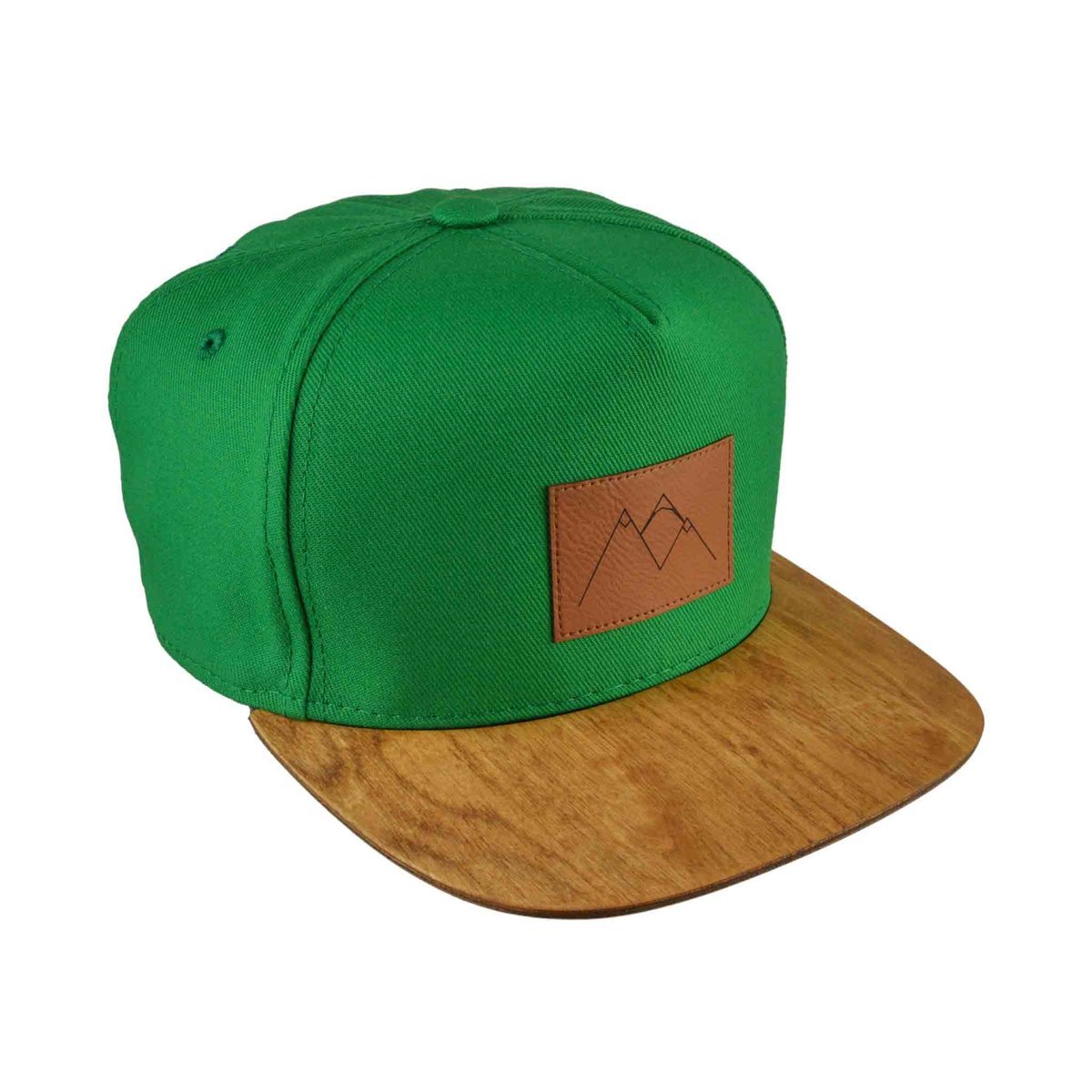 Góry - Czapka Z Drewnianym Daszkiem Typu Snapback