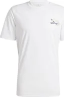 Koszulki męskie - Koszulka męska adidas Tennis APP biała II5917-2XL - miniaturka - grafika 1