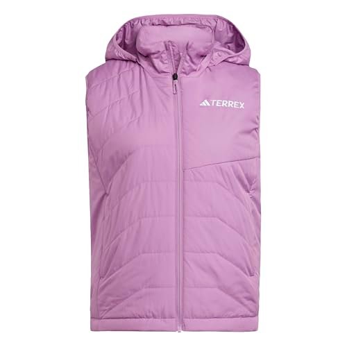 adidas Kobiety Terrex Multi CLIMAWARM Insulated Hooded Vest, preloved purple, XS