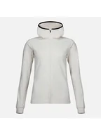 Bluzy damskie - Bluza damska Rossignol W Mid Layer Thin Fz biała XS - miniaturka - grafika 1