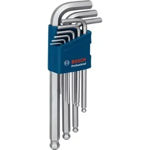 Bosch Zestaw Kluczy Imbusowych 9 El. B 1600A01TH5 4059952512525 - Klucze i nasadki - miniaturka - grafika 1