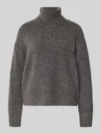 Swetry damskie - Golf o kroju relaxed fit z mieszanki wełny model ‘LULU’ - miniaturka - grafika 1