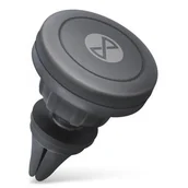 Uchwyty samochodowe do telefonów - Forever magnetyczny uchwyt do kratki M-17 czarny - miniaturka - grafika 1