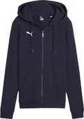 Bluzy damskie - Bluza damska Puma Team Goal Casuals Hooded granatowa 658597 06 L - miniaturka - grafika 1