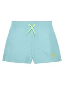 Spodenki damskie - Guess Szorty kąpielowe L5GZ00 WG282 Niebieski Regular Fit - miniaturka - grafika 1