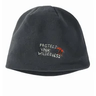 Czapki dla dzieci - Dziecięca czapka polarowa Jack Wolfskin WILDERNESS BEANIE K Phantom - M - miniaturka - grafika 1