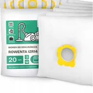 Worki do odkurzaczy - 20x Worek do Odkurzacza Rowenta IZR14 Syntetyczny Mikrowłókna Duży Worki G9 - miniaturka - grafika 1